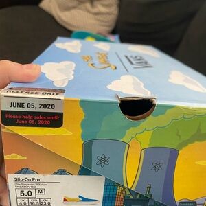 Vans The Simpsons Slip-On Pro - Blue and Yellow
